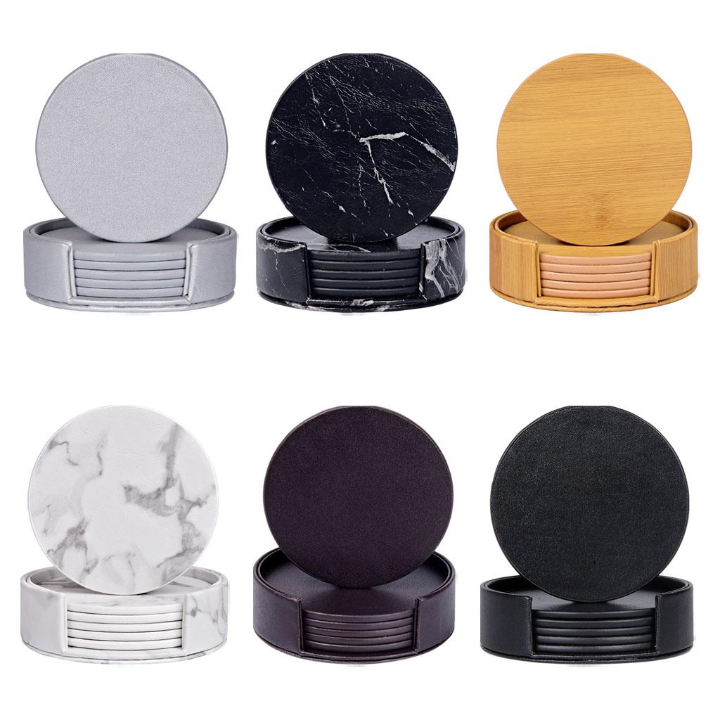 Round Marble Coasters with Hol - Marble Coaster Set review and price