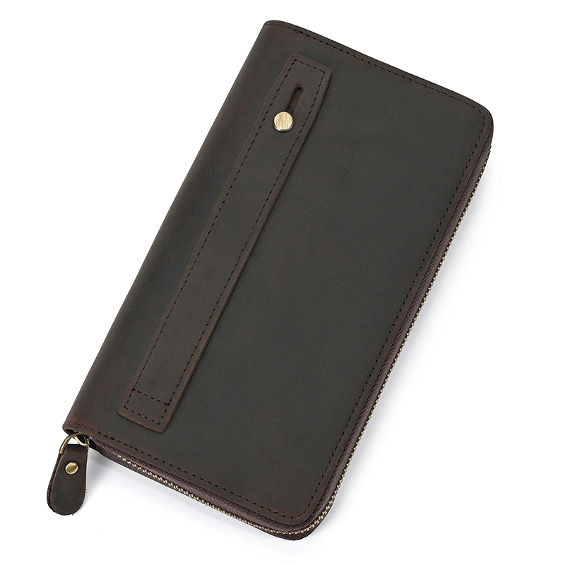 Genuine Leather Clutch Wallet  - Leather Wallet Men review and price