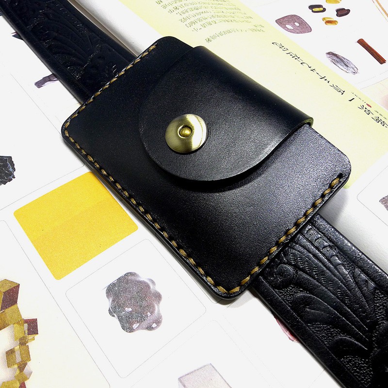 Blongk Ultra thin Waist Bag Ge - Leather Wallet Men review and price