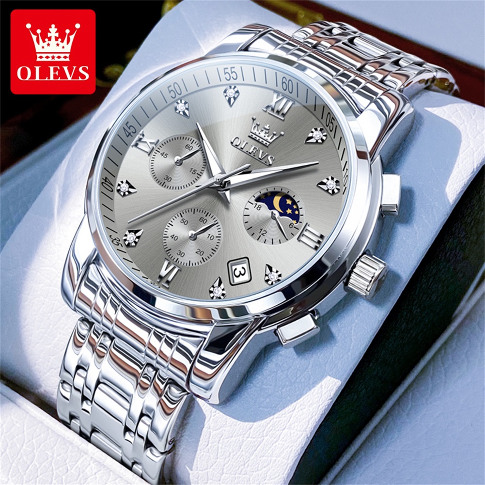 OLEVS 2858 Quartz Watch for Me - Luxury Watch Men review and price