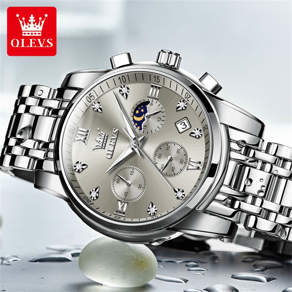 OLEVS 2858 Quartz Watch for Me - Luxury Watch Men review and price
