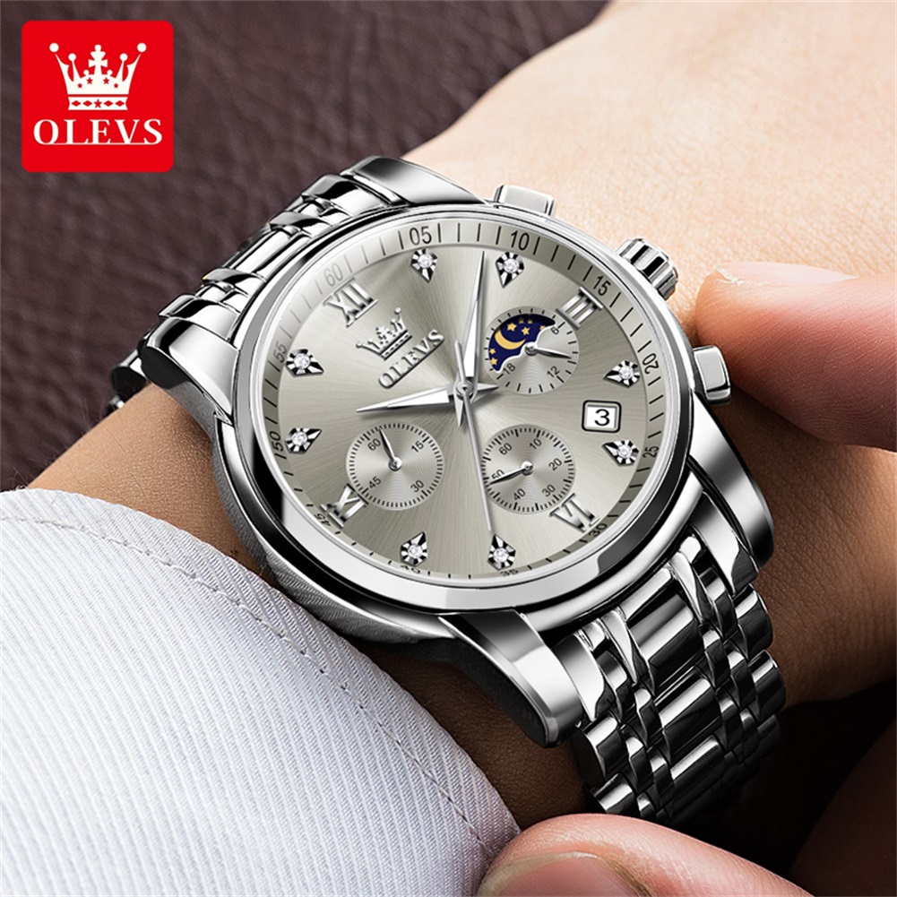 OLEVS 2858 Quartz Watch for Me - Luxury Watch Men review and price
