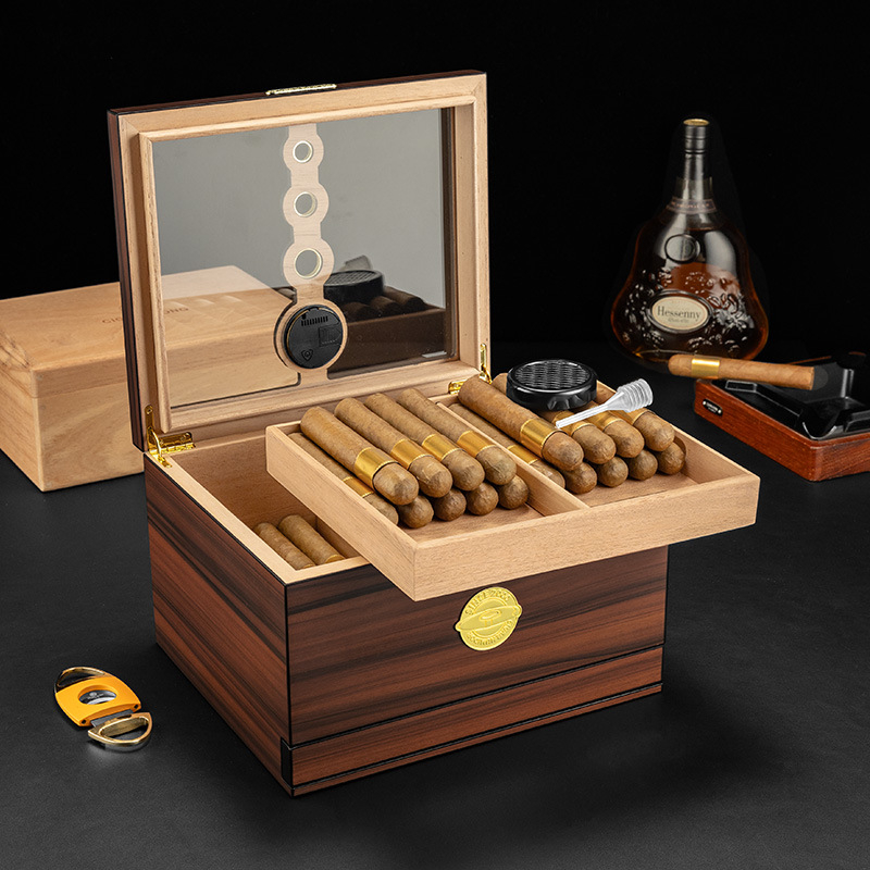 Luxury Wooden Cigar Humidor Bo - Luxury Gift Set review and price
