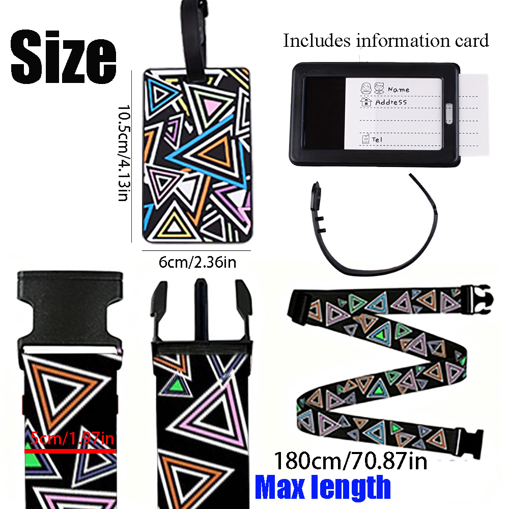 2-Piece Set of Luggage Straps  - Travel Luggage Set review and price