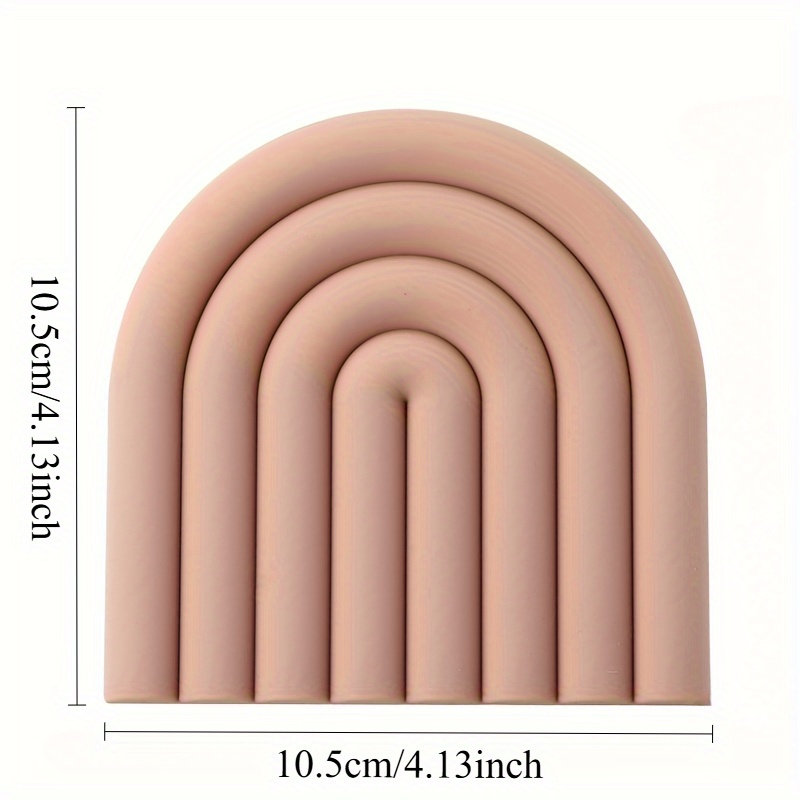 Morandi Rainbow Silicone Coast - Marble Coaster Set review and price