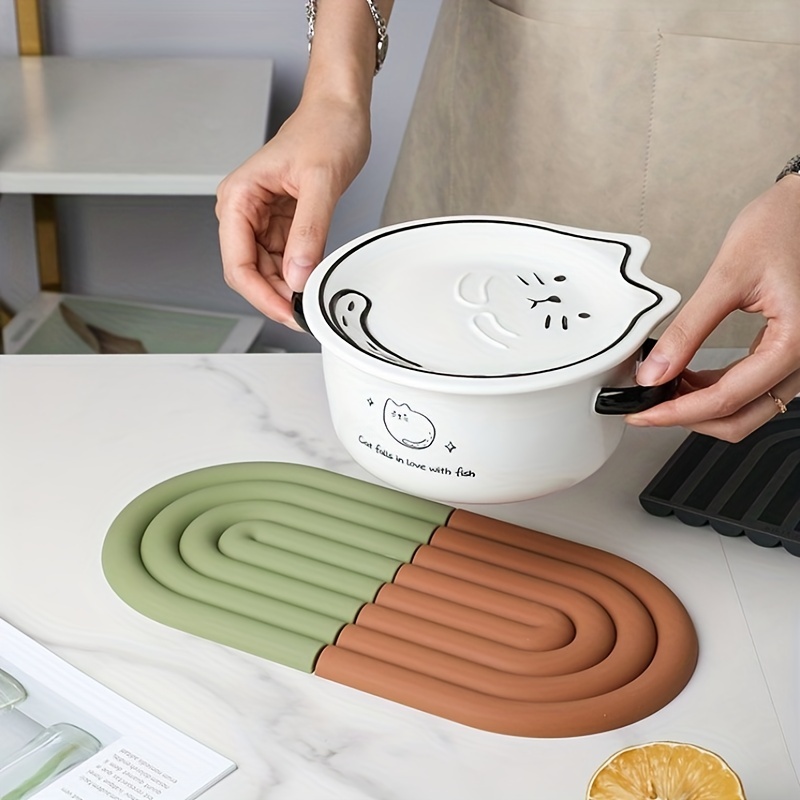 Morandi Rainbow Silicone Coast - Marble Coaster Set review and price