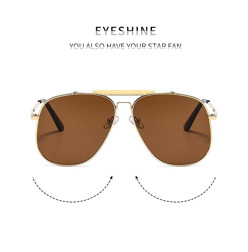 Retro Metal Double Bridge Pilo - Designer Sunglasses review and price