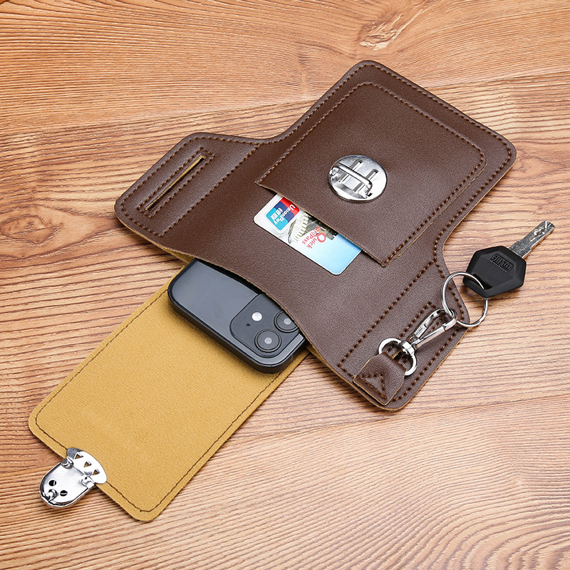 Men Belt Cellphone Loop Holste - Leather Wallet Men review and price