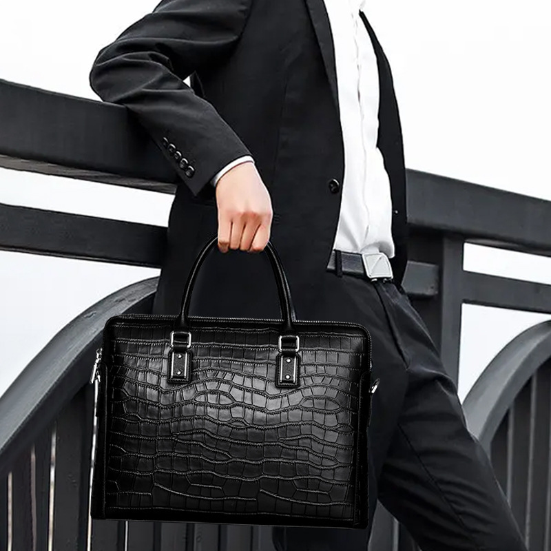 New Genuine Leather Men's Brie - Leather Briefcase review and price