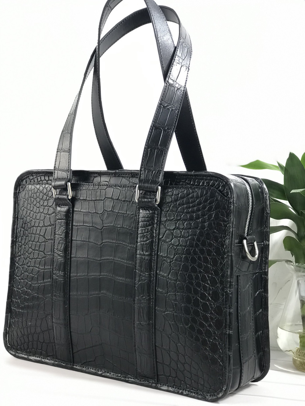 New Crocodile Leather Laptop B - Leather Briefcase review and price