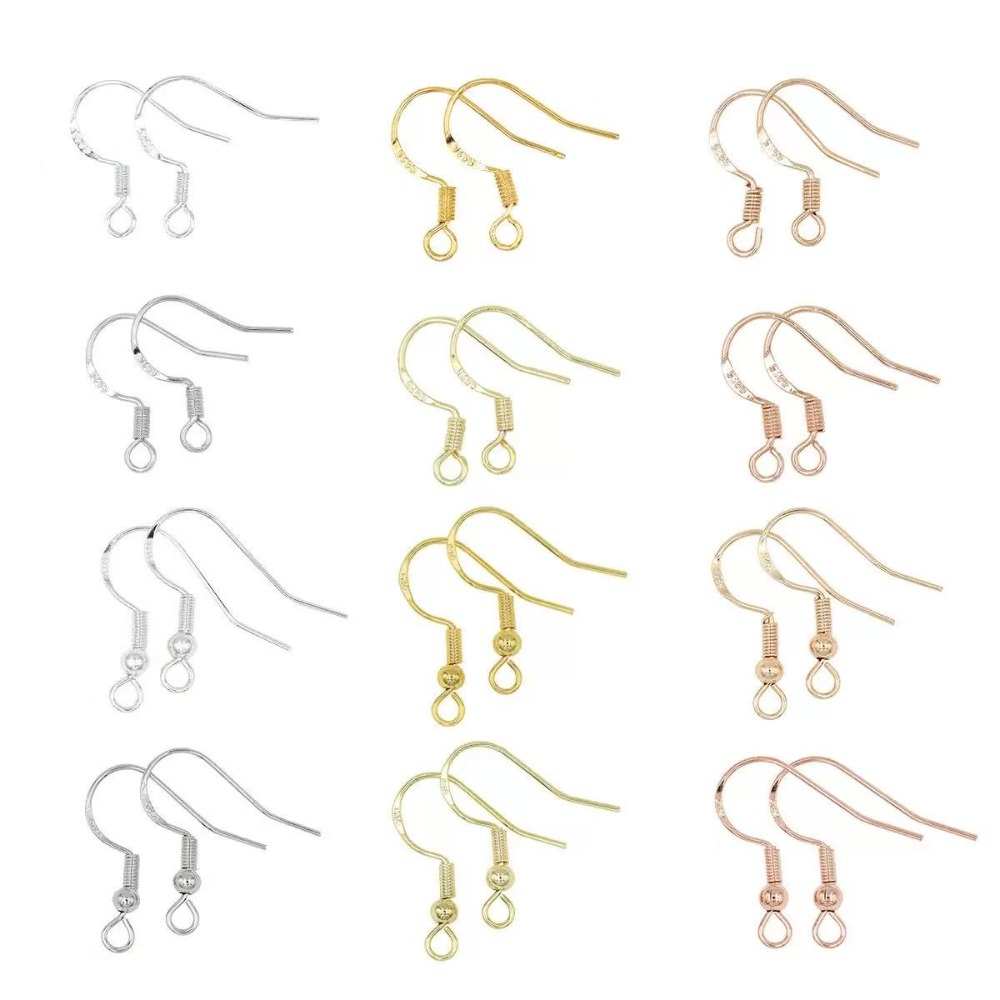 Gold Plated Earring Hooks 100P - Gold Plated Jewelry review and price