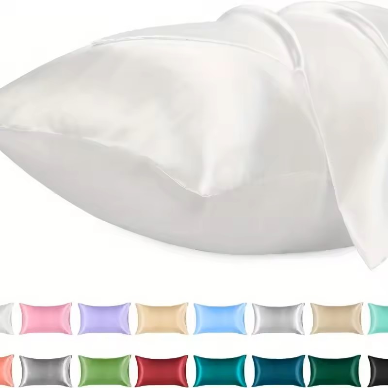 1PC Satin Pillowcase for Hair  - Silk Pillowcase review and price