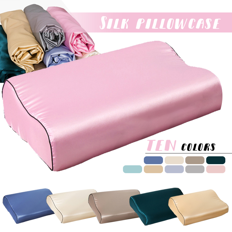Imitation Silk Satin Latex Pil - Silk Pillowcase review and price